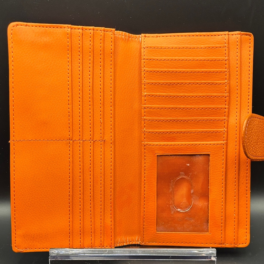 Elegant Pink and Orange Women's Wallet - Picture 3 of 5